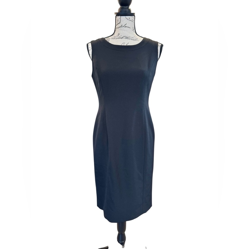 Kasper Black Dress Sleeveless Sheath Women’s Size 4P NWT - Picture 2 of 13